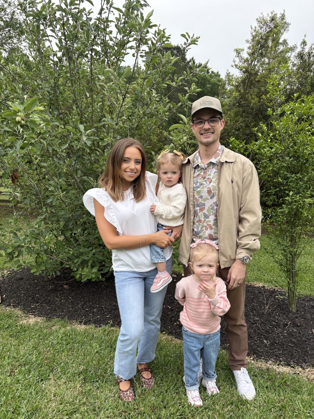 Brody Preston with his family in Texas